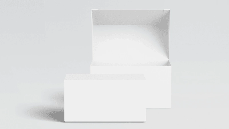 white paper box