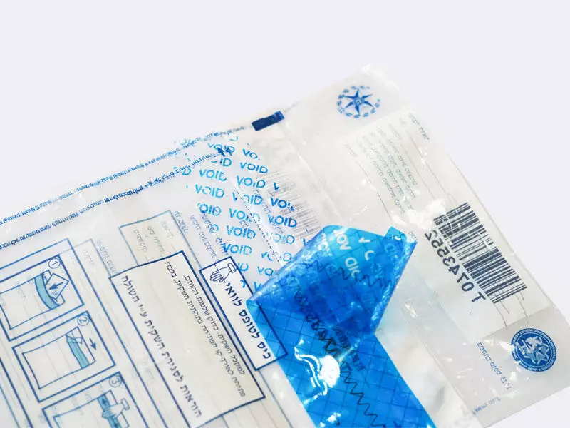 tamper evident security bag