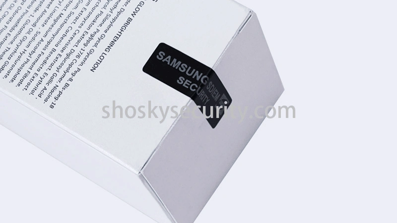 tamper evident label